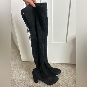 Black Over-the-Knee Boots